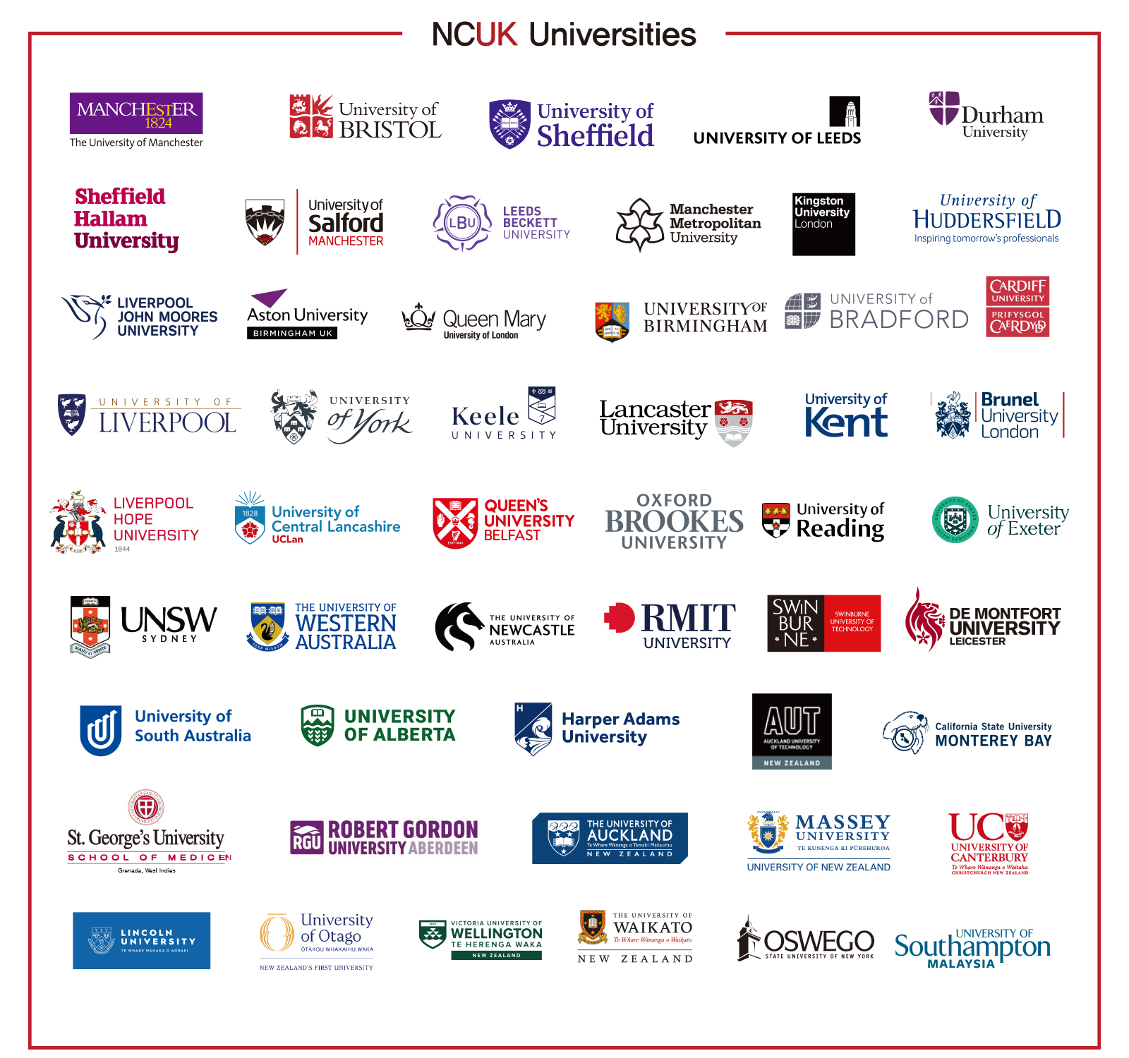 NCUK Universities